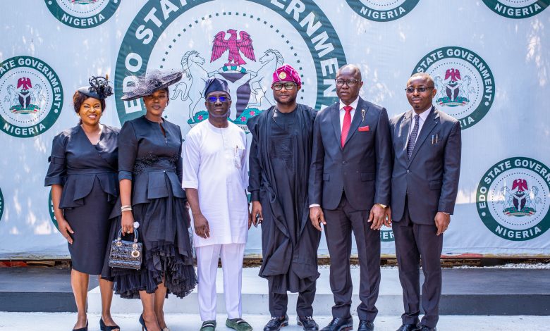 Okpebholo swears in three judges ignored by Obaseki Okpebholo swears in three judges ignored by Obaseki