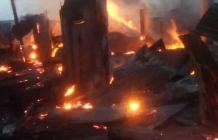 Christmas Day fire destroys shops in Onitsha
