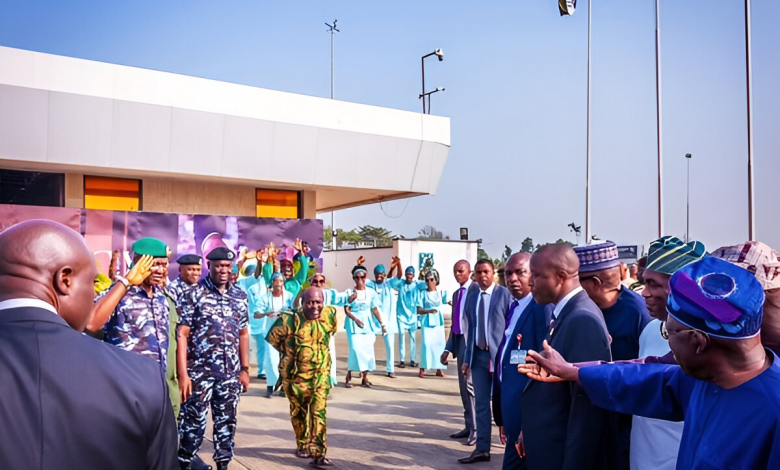 TRENDING: Papa Ajasco meets ‘long-time’ friend Tinubu at Lagos Airport (VIDEO)