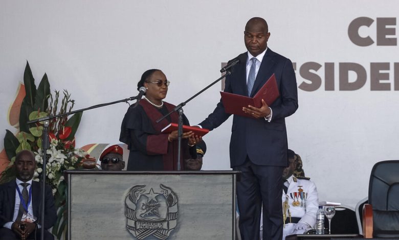 Despite protests, Mozambique swears in Daniel Chapo as new president