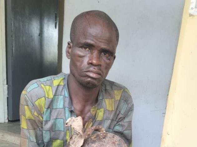 So-Safe Corps Apprehends Ex-Convict With Human Skull In Ogun