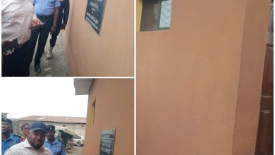 Council Helmsman, Alebiosu Commissions Public Toilet Fehintola-Brat Donated To Oke-Aje Market