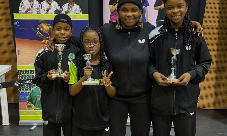 Table Tennis: Aruna Quadri’s family shines in Portugal