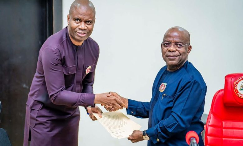 Gov Otti swears in Edo indigene as Abia head of civil service