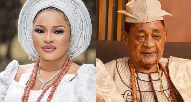 ‘Stop mentioning our father’s name or face legal action,’ – Late Alaafin’s children to Queen Dami