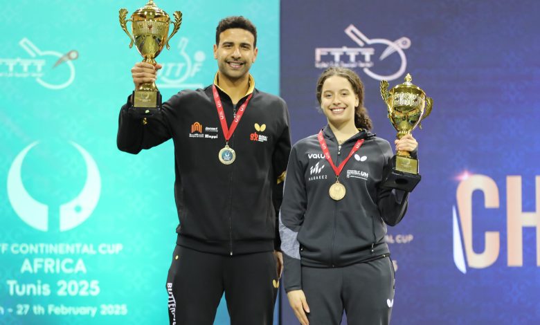 Table Tennis: Egypt’s Assar dethrones Aruna Quadri, wins sixth Africa Cup title