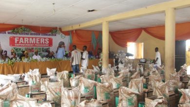 Farmers In Ogun Receive Boost As Hon. Wahab Distributes Essential Farming Tools To Over 200 Constituents