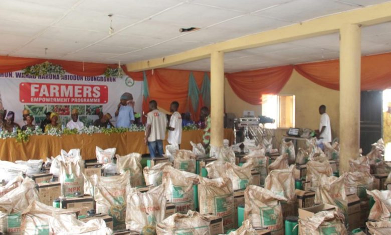 Farmers In Ogun Receive Boost As Hon. Wahab Distributes Essential Farming Tools To Over 200 Constituents