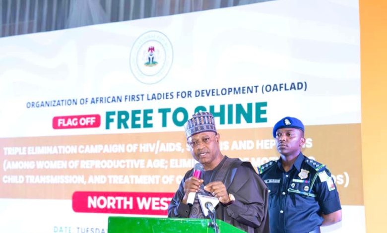 Free To Shine Campaign will reduce HIV transmission, Says First Lady