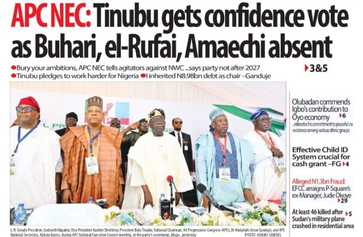 Inside Nigerian newspaper headlines today – Thursday 27 February, 2025