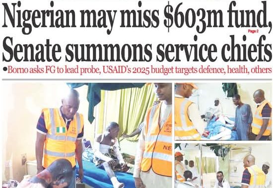 Inside Nigerian newspaper headlines today – Thursday, 20 February, 2025 Inside Nigerian newspaper headlines today – Thursday, 20 February, 2025