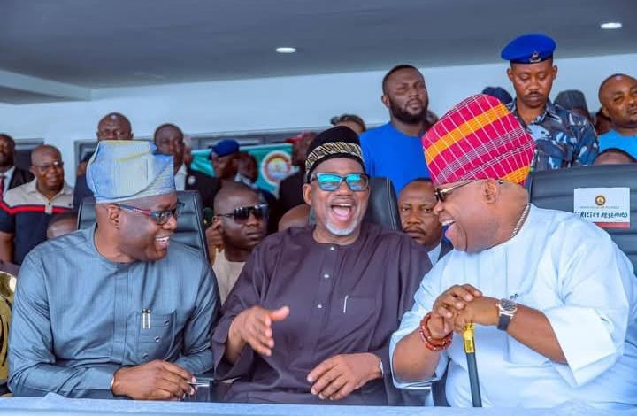 Adeleke inaugurates newly elected LG chairpersons as APC kicks