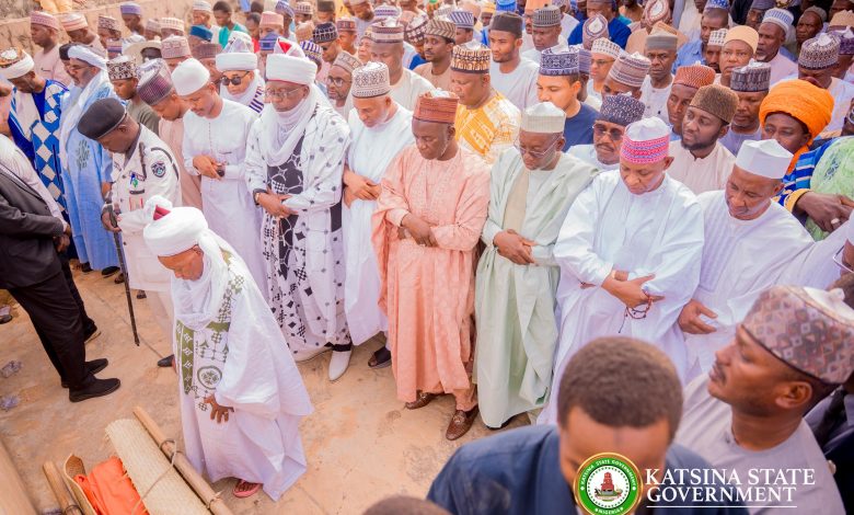 Kano, Jigawa governors, others attend funeral of late Safara’u, mother of Katsina gov Kano, Jigawa governors, others attend funeral of late Safara’u, mother of Katsina gov