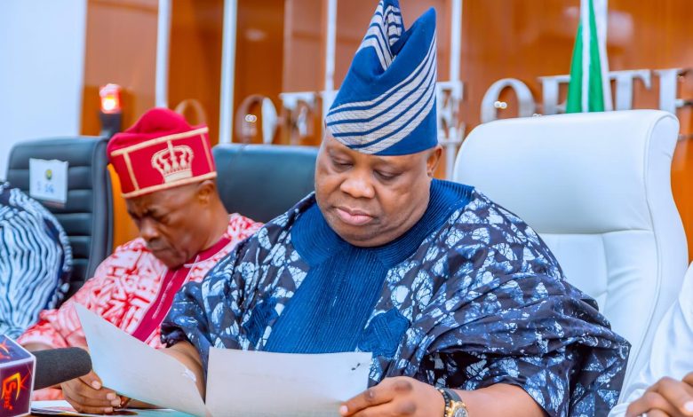 Osun LG Crisis: Gov Adeleke holds closed-door meeting with Akande