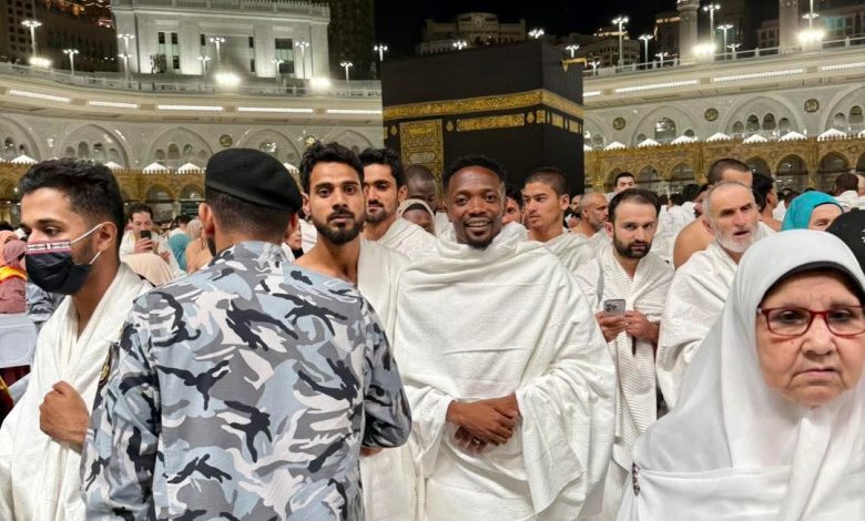 PHOTOS: Super Eagles Star Ahmed Musa shares special moments from Umrah in Mecca