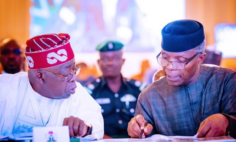 Tinubu praises ex-VP Osinbajo at 68, hails him for 2023 contest