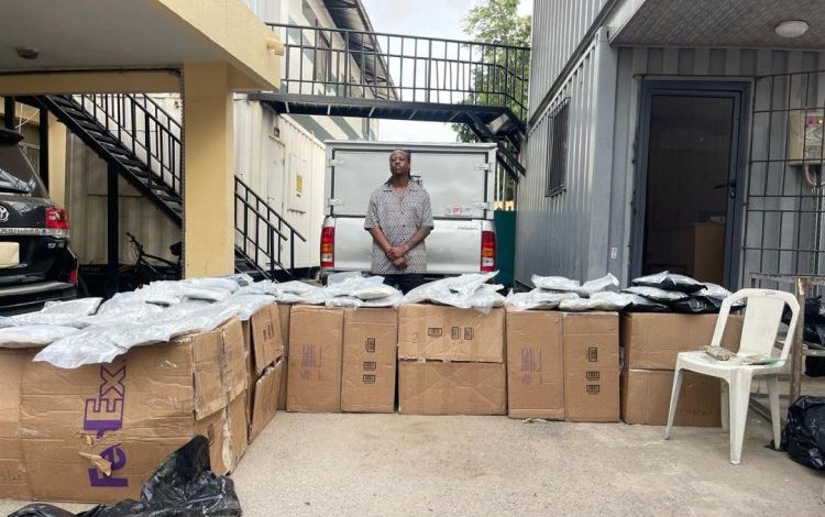 Lekki business owner arrested for importing cannabis Lekki business owner arrested for importing cannabis