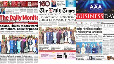 Inside Nigerian newspaper headlines today – Thursday, 13 March, 2025