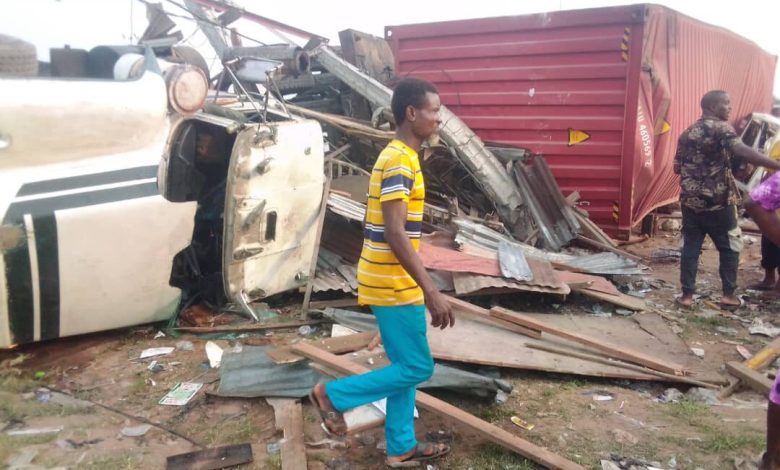 Four killed as trailer collides with vehicles in Anambra