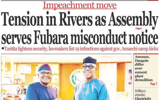 Inside Nigerian newspaper headlines today – Tuesday, 18 March, 2025