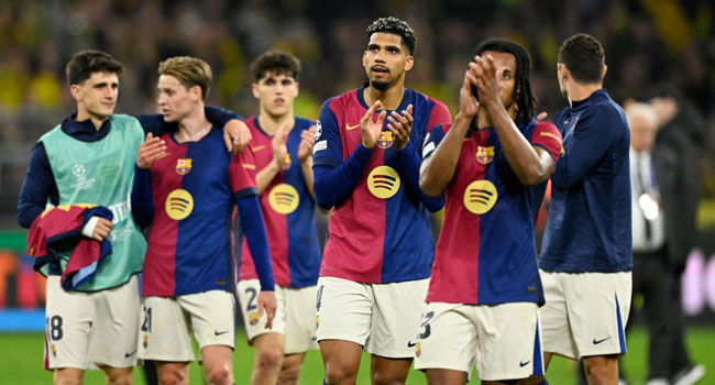 Barcelona Reach Champions League Semis Despite Defeat At Dortmund Barcelona Reach Champions League Semis Despite Defeat At Dortmund