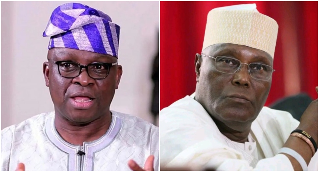 I Will Work Against Atiku Again If He Runs For President, Says Fayose I Will Work Against Atiku Again If He Runs For President, Says Fayose