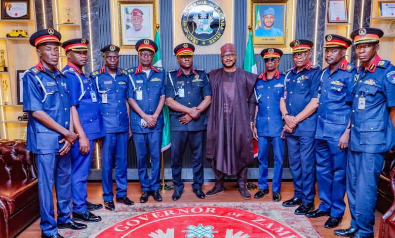 Gov Lawal receives newly promoted NSCDC officers of Zamfara origin Gov Lawal receives newly promoted NSCDC officers of Zamfara origin