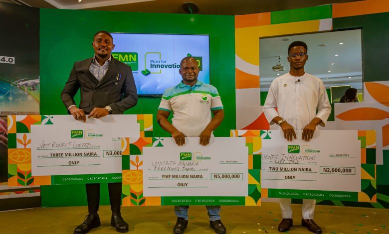 Three Nigerian agripreneurs emerge winners in 4th season of FMN prize for innovation Three Nigerian agripreneurs emerge winners in 4th season of FMN prize for innovation