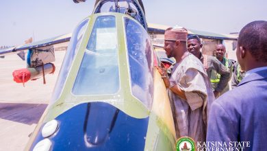Katsina governor hails NAF’s role in Northwest security operation