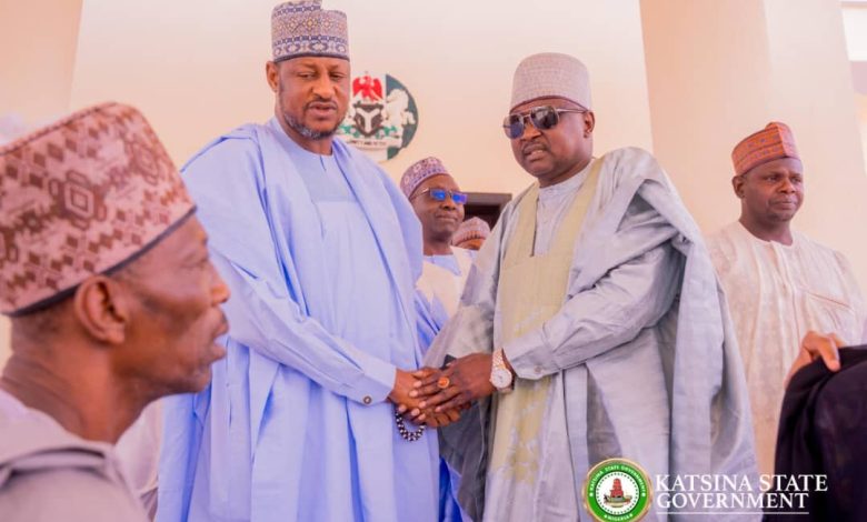 Gov Radda receives NFF President, pledges youth dev’t through sports Gov Radda receives NFF President, pledges youth dev’t through sports
