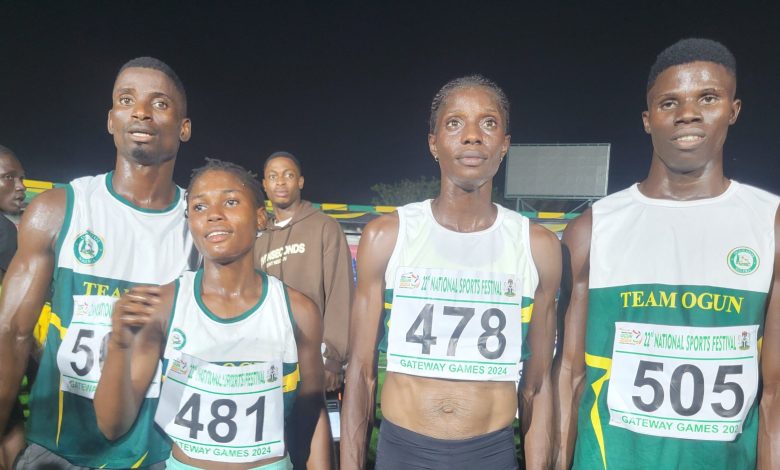 NSF: Team Ogun shines at Gateway Games with gold in 4x400m Mixed Relay NSF: Team Ogun shines at Gateway Games with gold in 4x400m Mixed Relay