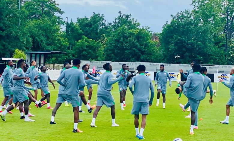 Super Eagles train ahead of high-stakes clash with Ghana in Unity Cup Super Eagles train ahead of high-stakes clash with Ghana in Unity Cup