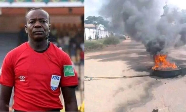 Outrage as mob sets referee ablaze in DR Congo Outrage as mob sets referee ablaze in DR Congo