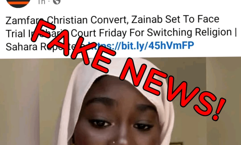 No lady on trial for converting to Christianity in our state – Zamfara govt No lady on trial for converting to Christianity in our state – Zamfara govt