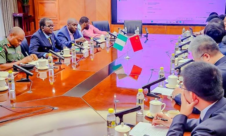 Nigeria’s defence minister in China for security deal Nigeria’s defence minister in China for security deal