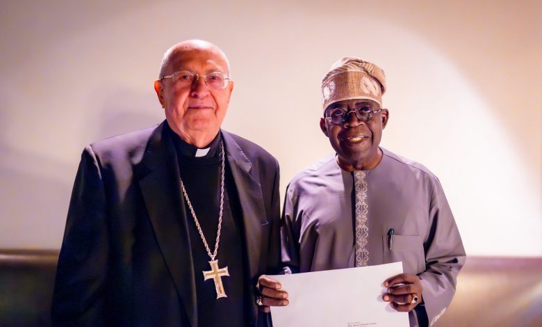 Tinubu in Rome at Pope’s invitation