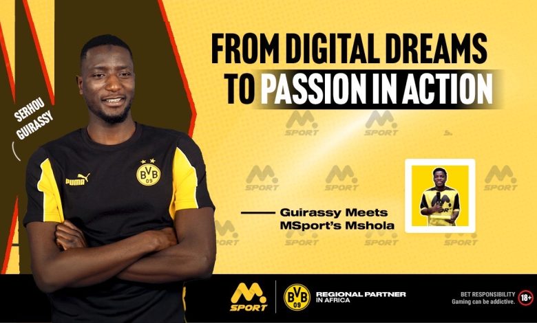 MSport’s MShola meets Serhou Guirassy: From digital dreams to passion in action MSport’s MShola meets Serhou Guirassy: From digital dreams to passion in action
