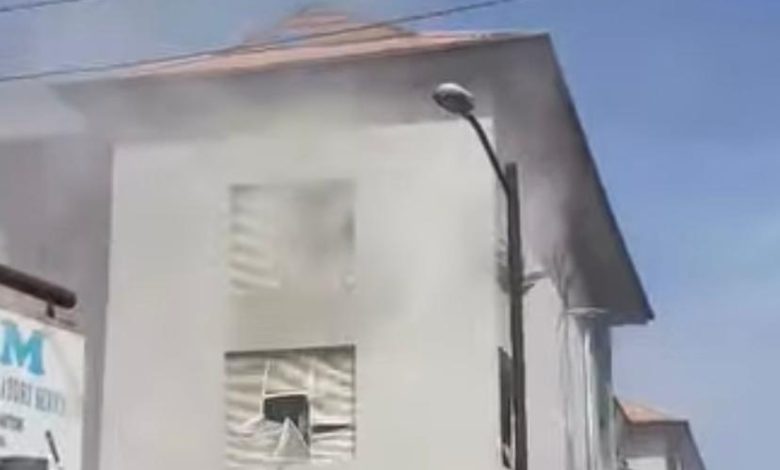 Fire guts parts of Lagos public hospital Fire guts parts of Lagos public hospital