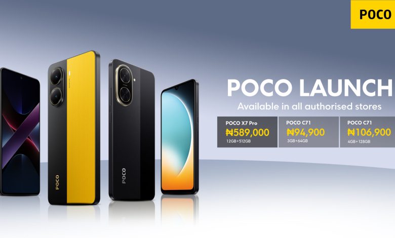 POCO Launches POCO X7 Pro and POCO C71 in Nigeria: Power meets accessibility POCO Launches POCO X7 Pro and POCO C71 in Nigeria: Power meets accessibility