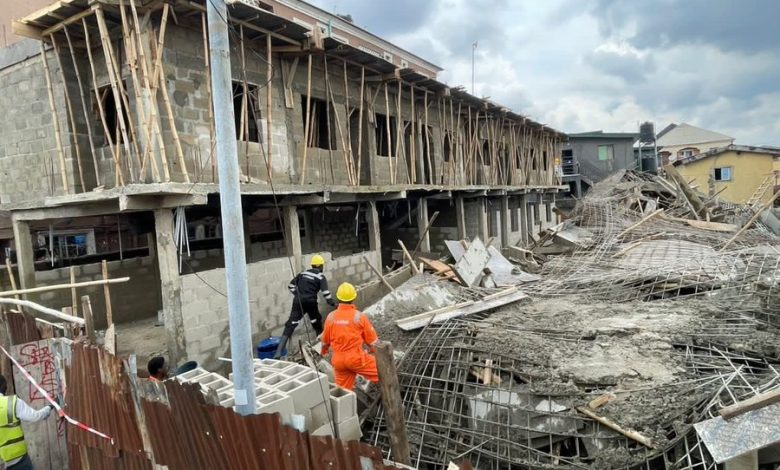 Another building collapses in Lagos, no casualties reported Another building collapses in Lagos, no casualties reported
