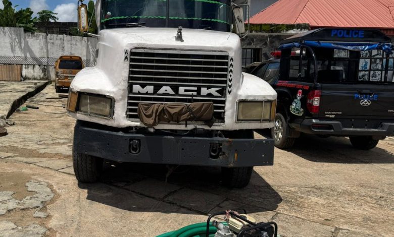 Police arrest seven suspects linked to tanker hijack in Lagos Police arrest seven suspects linked to tanker hijack in Lagos