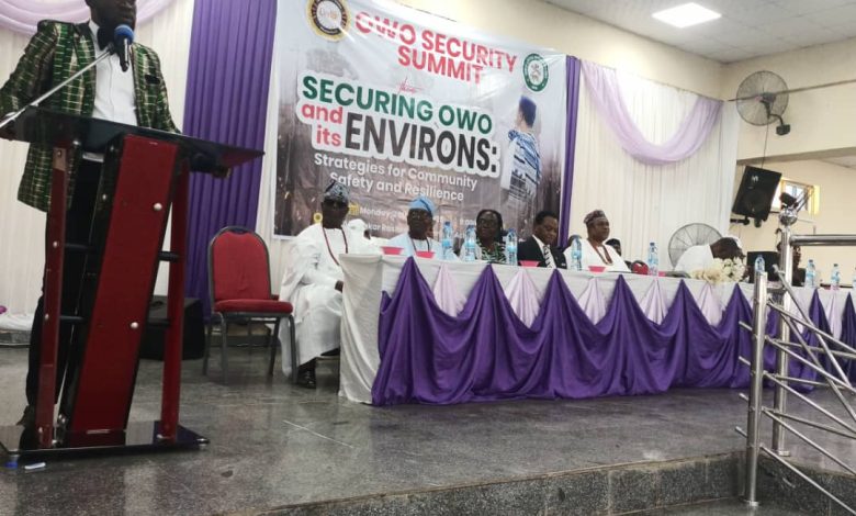 Owo Security Summit calls for unified action to combat growing crime rate