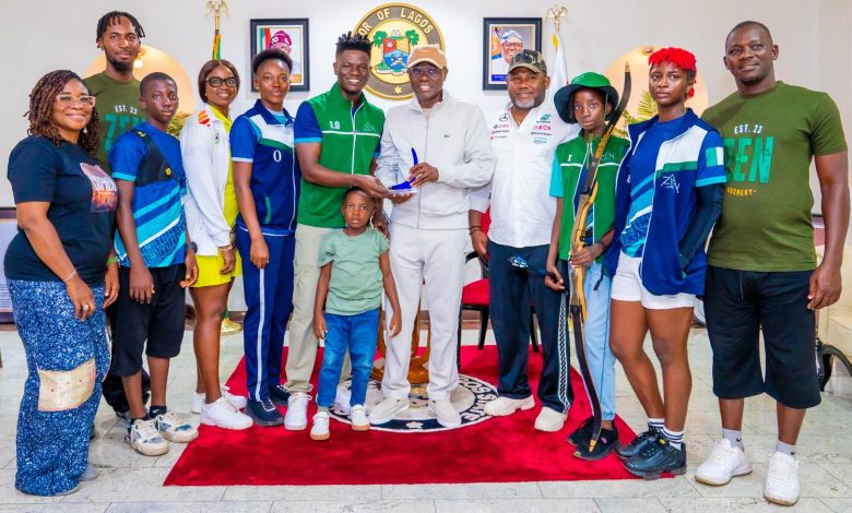 Oyeleke, Zen Archery team honour Gov Sanwo-Olu Oyeleke, Zen Archery team honour Gov Sanwo-Olu