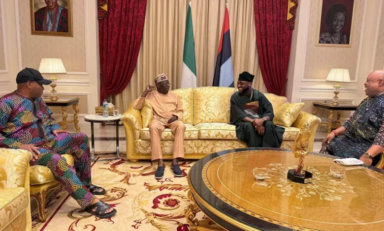 Tinubu Hosts Gov Adeleke, Deji Adeleke, Davido In Lagos Tinubu Hosts Gov Adeleke, Deji Adeleke, Davido In Lagos