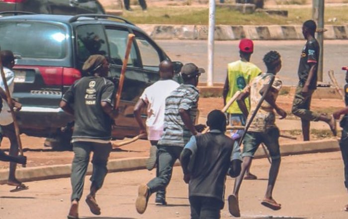 #EndBadGovernance: Thugs disrupt Sowore-led protest in Ondo #EndBadGovernance: Thugs disrupt Sowore-led protest in Ondo