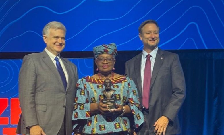 Okonjo-Iweala receives Lifetime Award in fighting fraud, corruption Okonjo-Iweala receives Lifetime Award in fighting fraud, corruption