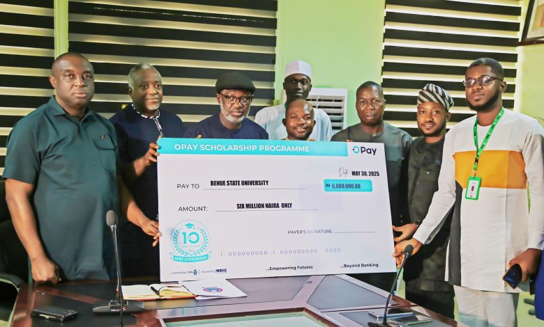 OPay extends ₦1.2bn 10-year scholarship initiative to Benue State University OPay extends ₦1.2bn 10-year scholarship initiative to Benue State University