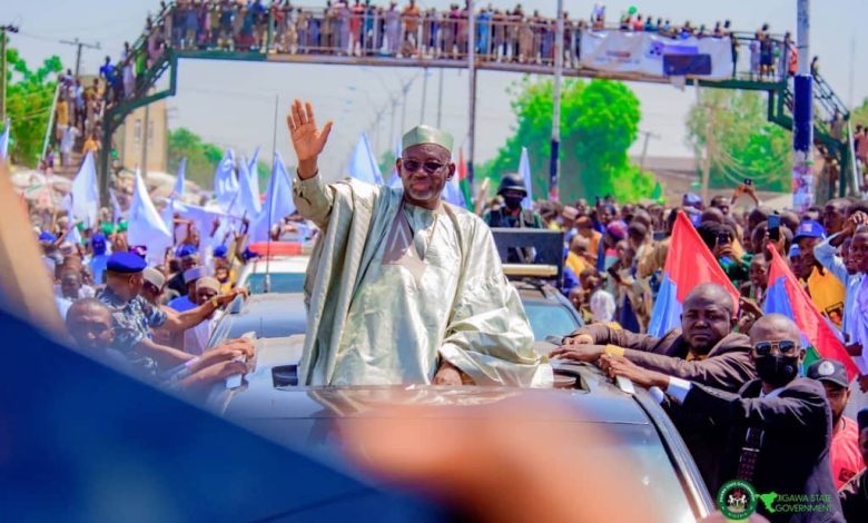 Gwamnati da jama’a: Jigawa governor receives thunderous reception in Hadejia Gwamnati da jama’a: Jigawa governor receives thunderous reception in Hadejia