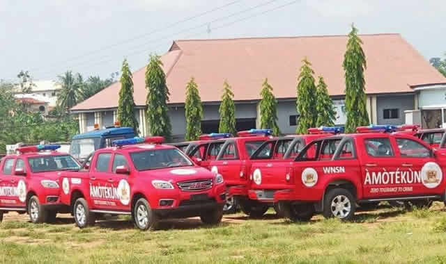 Amotekun Foils Robbery In Ogun, Rescues Injured Victim Amotekun Foils Robbery In Ogun, Rescues Injured Victim