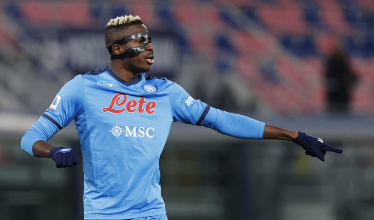 Why I wear face mask on pitch – Victor Osimhen Why I wear face mask on pitch – Victor Osimhen